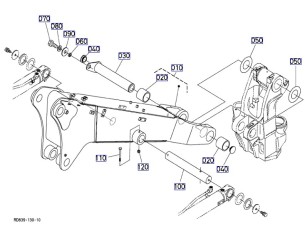 2018 Kubota Giek / Boom KX080-4 2 two-piece