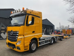 2014 Mercedes Actros 2563 6x2 + extendable lowloader DV923 | Transport | Vrachtwagen