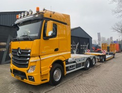 2014 Mercedes Actros 2563 6x2 + extendable lowloader DV923 | Transport | Vrachtwagen