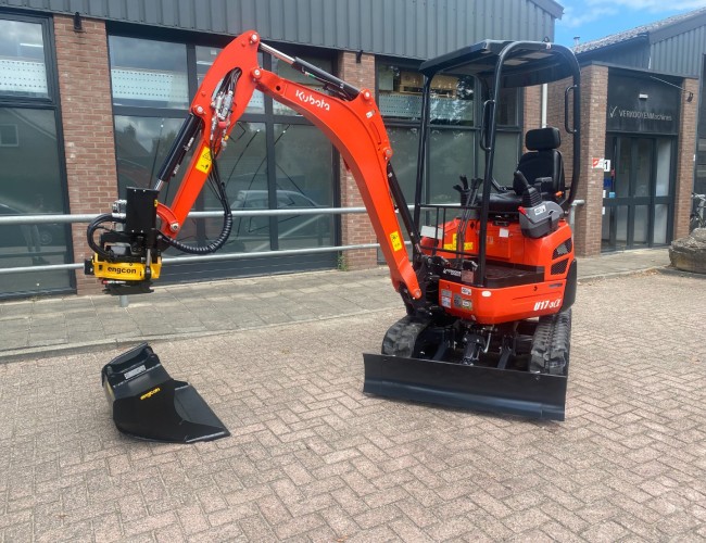 2025 Kubota U17-3 Alpha Hi-Spec+  + Engcon EC02 ADV343 | Graafmachine | Minigraver