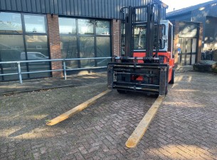 1991 O & K V60 - Forkpositioner + Sideshift