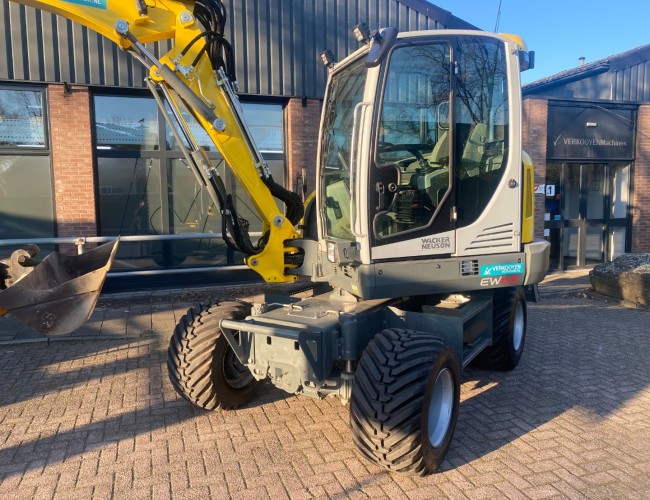 2016 Wacker Neuson EW65 VV1258 | Graafmachine | Mobiele graafmachine