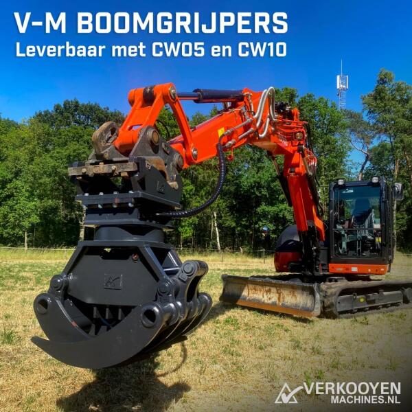 2026 V-M 500 Boomgrijper 7-tand AC05 (CW10 / S40) (5,0-9,0t) ADV1091 | Aanbouwdelen | Sloop/Sorteerknijper