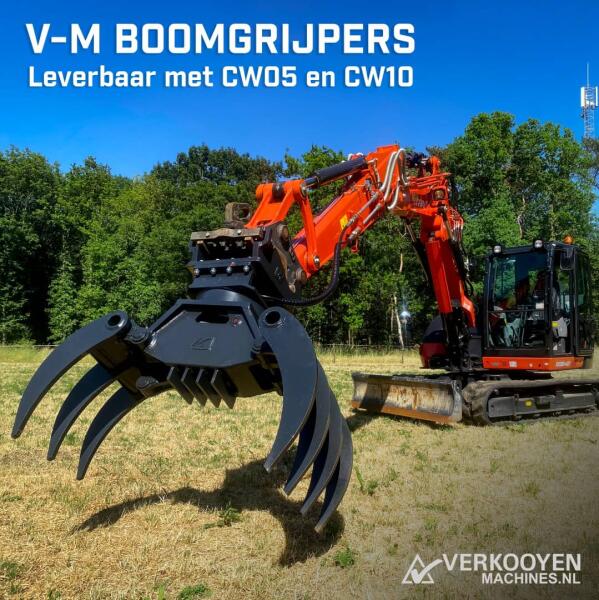 2026 V-M 160 Boomgrijper 7-tand AC03 (CW05 / S40) (1,5-4,0t) ADV1092 | Aanbouwdelen | Sloop/Sorteerknijper