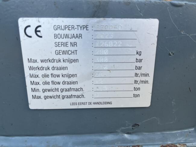 2023 Zijtveld S300-D CW05 VK9355 | Aanbouwdelen | Sloop/Sorteerknijper