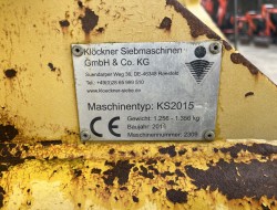 2018 Klöckner & Co. KG KS2015 Schudzeef Grondzeef VK9850 | Overige | Diversen