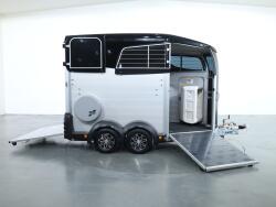 2025 Ifor Williams HBX506 2 paards trailer - Voorlosser RH (zilver) VT727 | Aanhangwagen | Paardentrailer