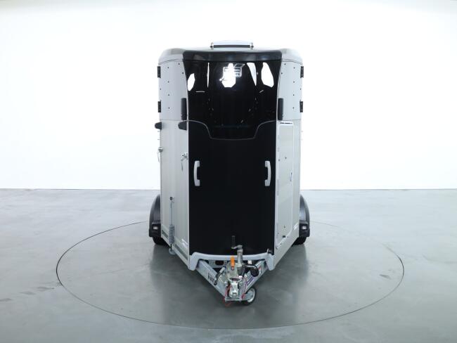 2025 Ifor Williams HBX506 2 paards trailer - Voorlosser RH (zilver) VT727 | Aanhangwagen | Paardentrailer