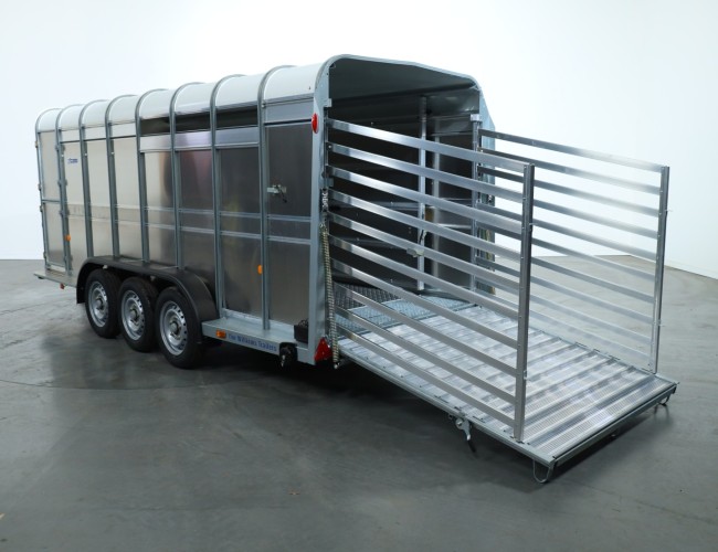 2025 Ifor Williams TA510 16x6 (497x178x182cm) Veetrailer 3-asser VT824 | Aanhangwagen | Veetrailer