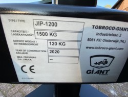 2025 Giant Hijsjib 120cm 1500kg DV1317 | Aanbouwdelen | Jib / Hijsbok