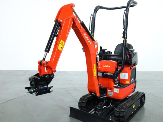 2026 Kubota U10-5 + Compacttilt CT1 kantelstuk S30 VK10408 | Graafmachine | Minigraver