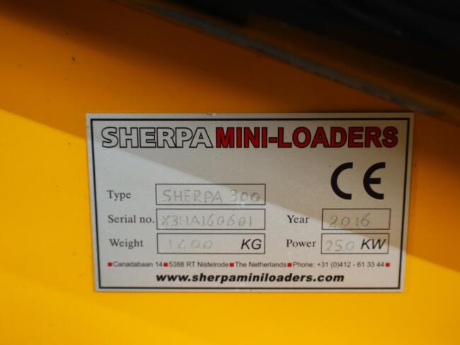 2016 Sherpa 300+ VK10433 | Wiellader | Mini Shovel