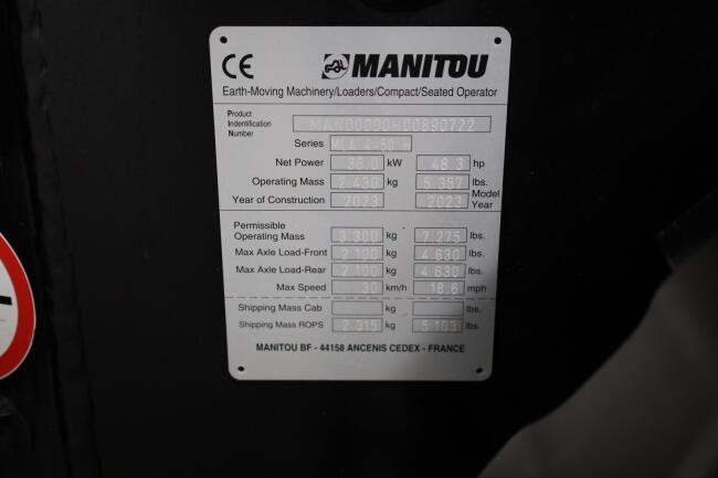 2023 Manitou MLA  4-50 H VK10517 | Wiellader | Mini Shovel