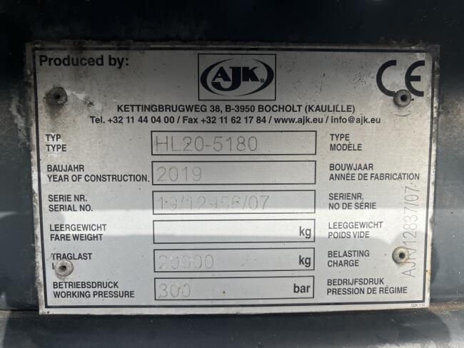 2020 Mercedes Benz Arocs 3346 6x4 Haakarm containersysteem VT955 | Transport | Vrachtwagen