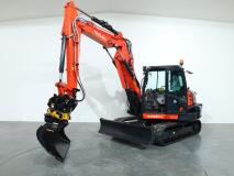 2026 Kubota KX085-5 2PC + Engcon EC209 S45 ADV1314 | Graafmachine | Minigraver