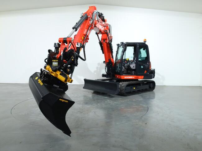 2026 Kubota KX085-5 2PC + Engcon EC209 S45 ADV1314 | Graafmachine | Minigraver