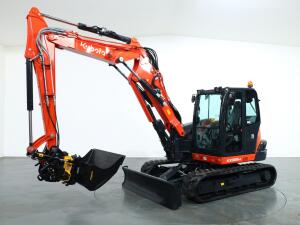 2026 Kubota KX085-5 2PC + Engcon EC209 S45 ADV1314 | Graafmachine | Minigraver
