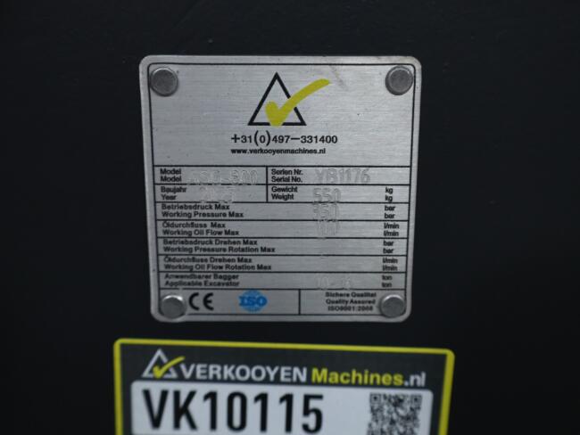 2026 V-M 800ND AC09 CW30 / S60 Sorteergrijper (10-16t ) VK10734 | Aanbouwdelen | Sloop/Sorteerknijper