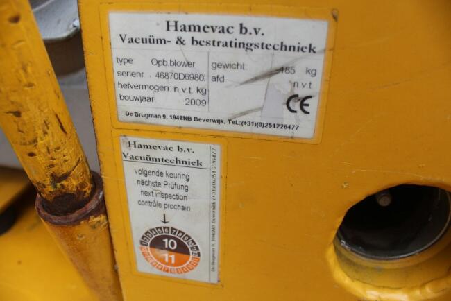 2009 Hamevac Opb.blower Terex TW85 DV419 | Vacuum techniek | Vacuum Hef Unit