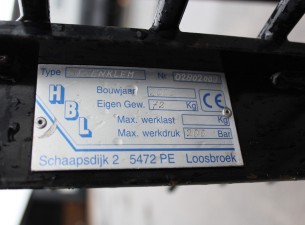 2005 HBL Hydraulische stenenklem