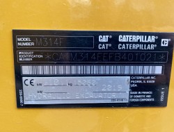 2019 Caterpillar M314F VV1038 | Graafmachine | Mobiele graafmachine